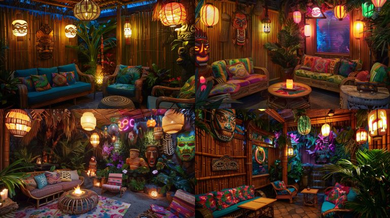 15 Tropical Tiki Room Designs